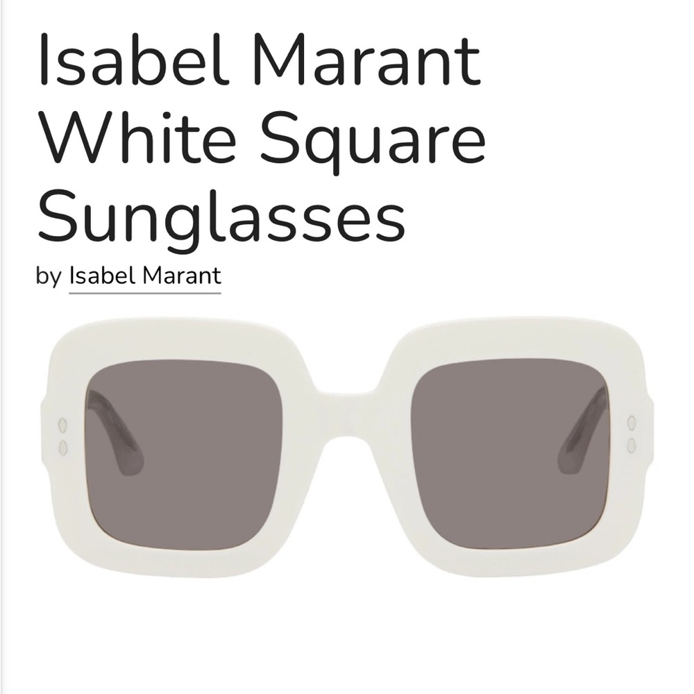 ISABEL MARANT Sunglasses Woman ivory-
gray  New - Picture 4 of 16
